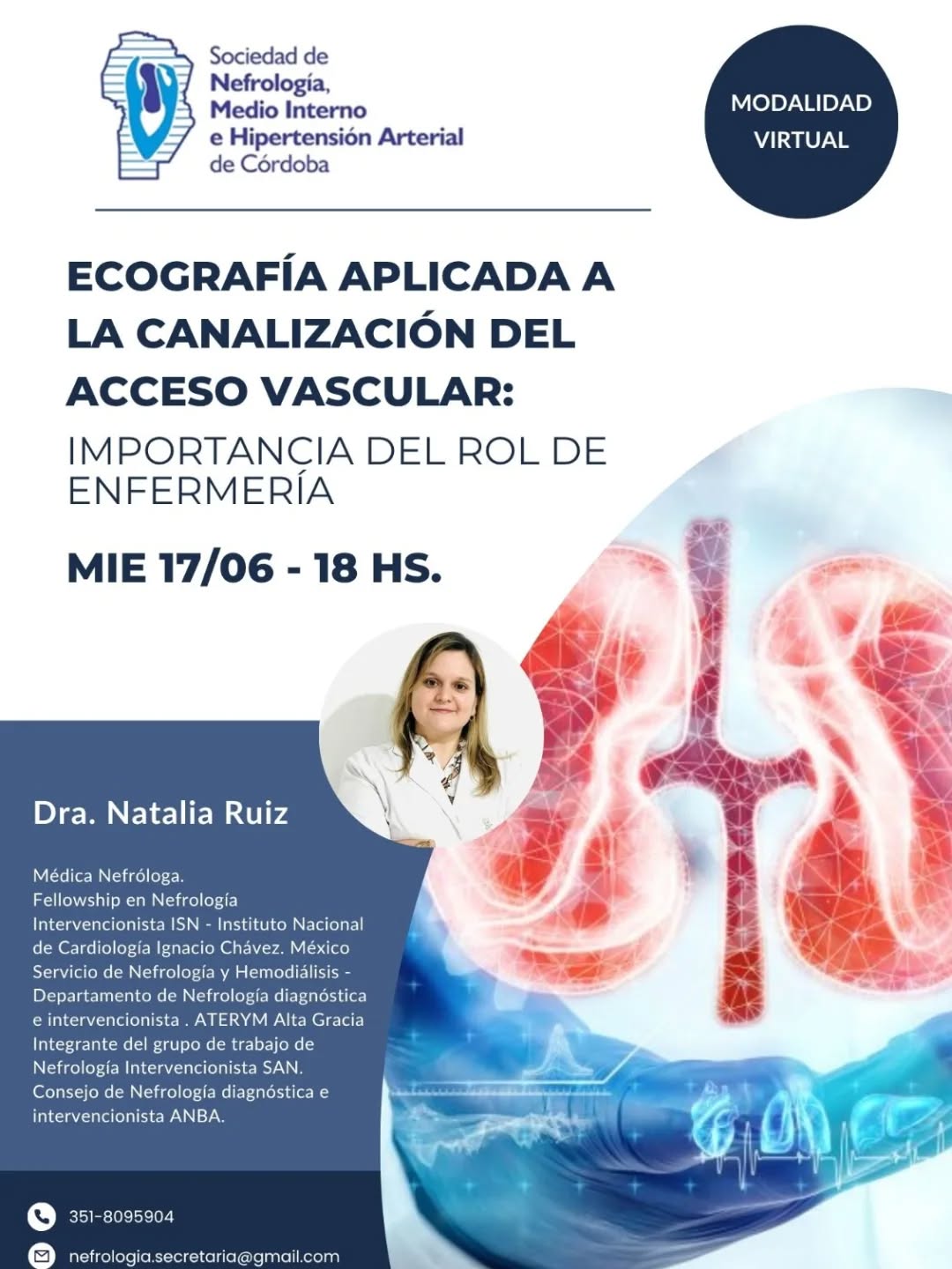 Te invitamos al Módulo I del Curso Bienal de Nefrología