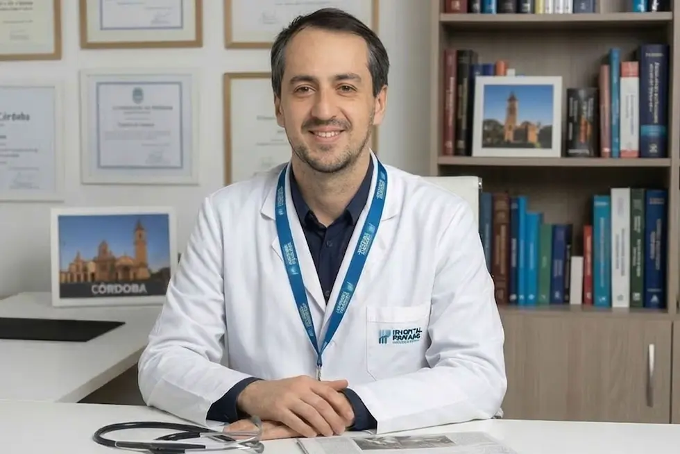 Médico Pehuén Fernández, presidente de la Sociedad de Nefrología de Córdoba.