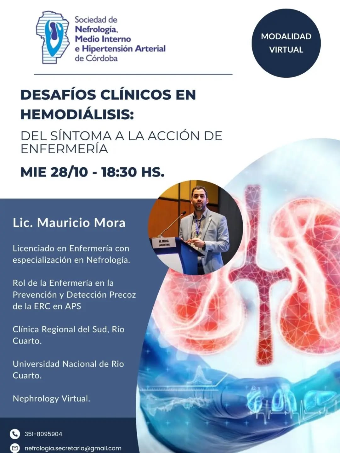 Te invitamos al Módulo II del Curso Bienal de Nefrología